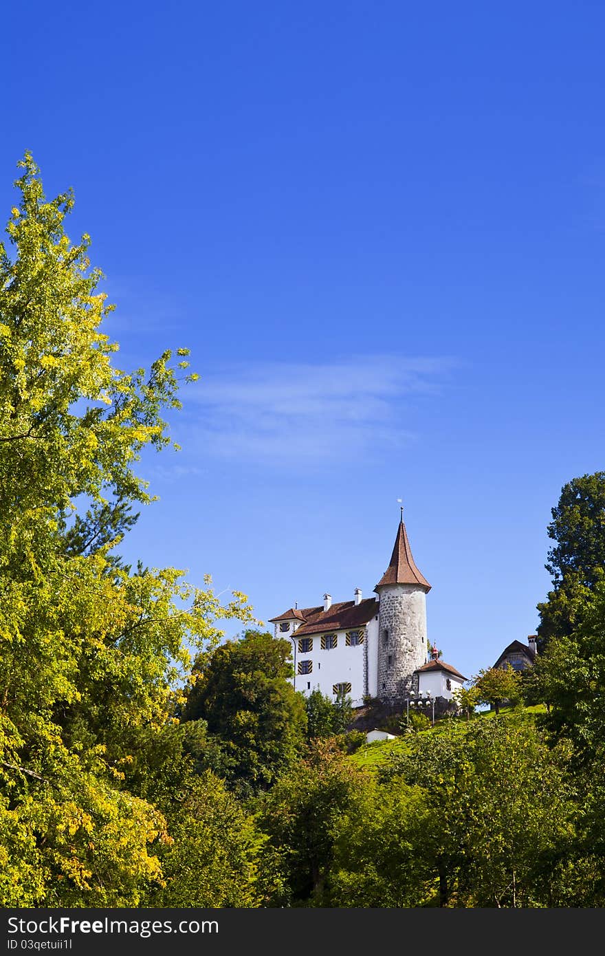 Old Castle In The City Of Kriens, Lucerne