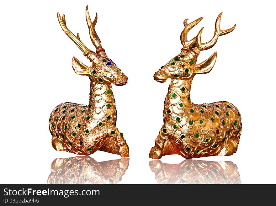 Golden deer