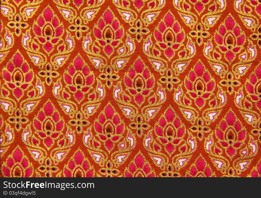 Pattern of Thailand native cloths, thai art