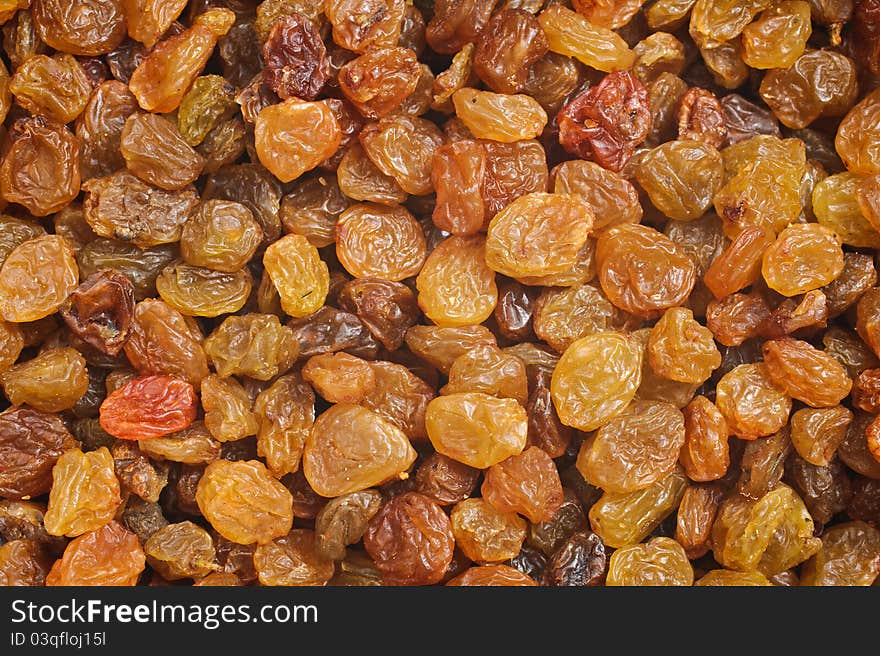 Raisins background. tasty sweet food