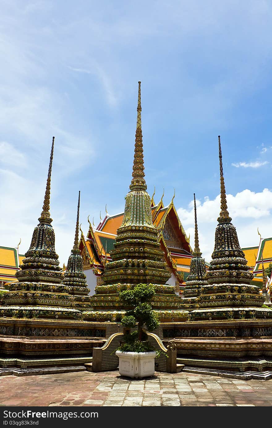 Wat Pho temple in Bangkok