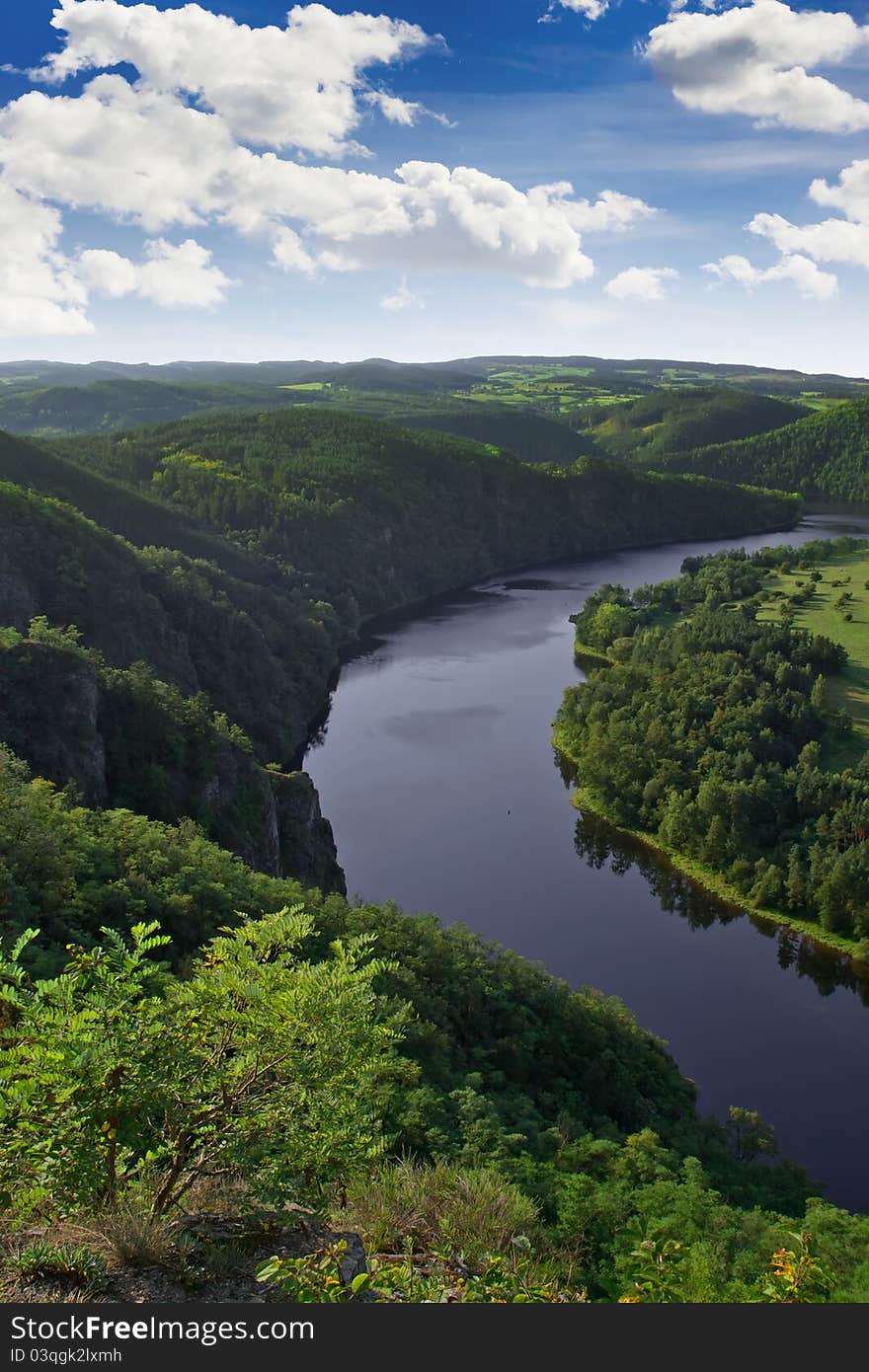 Vltava River - Europe Central Bohemia