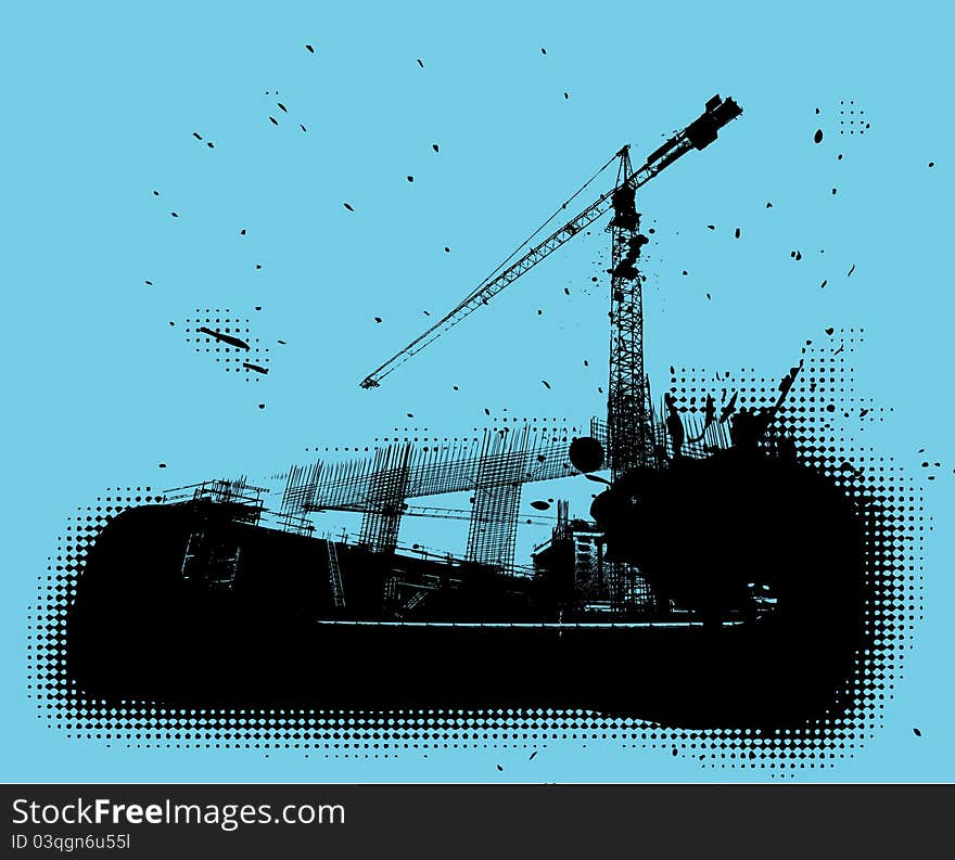 Abstract construction background