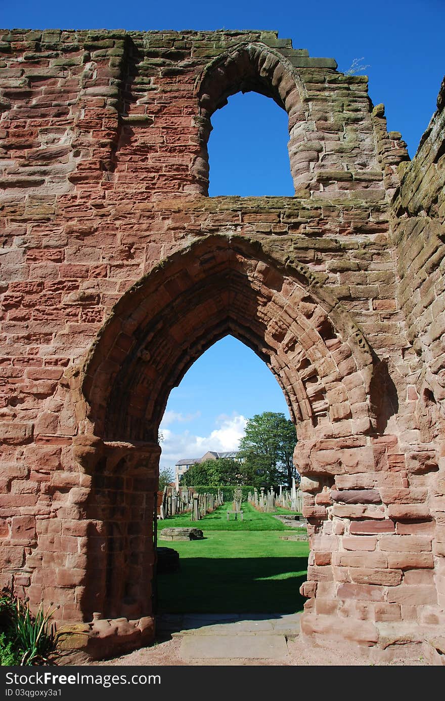 Archway at Arbroath Abbey