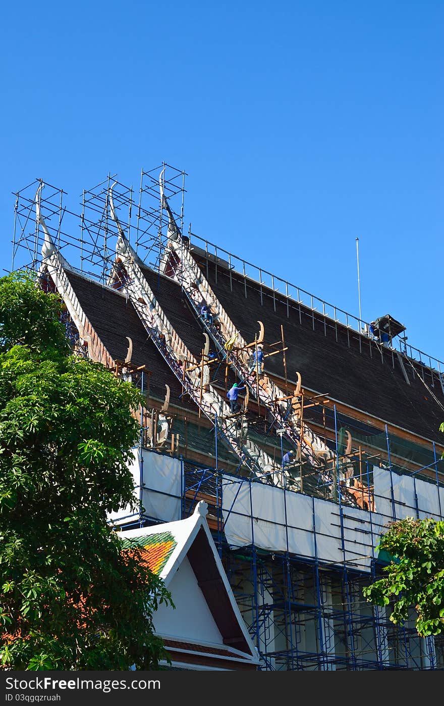 Repairing of old church