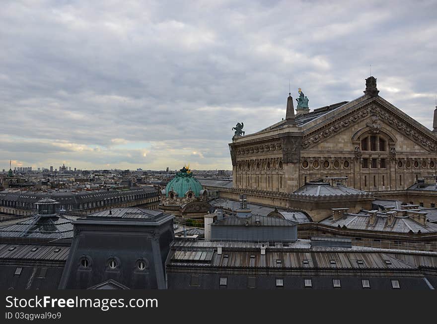 Paris rooftops