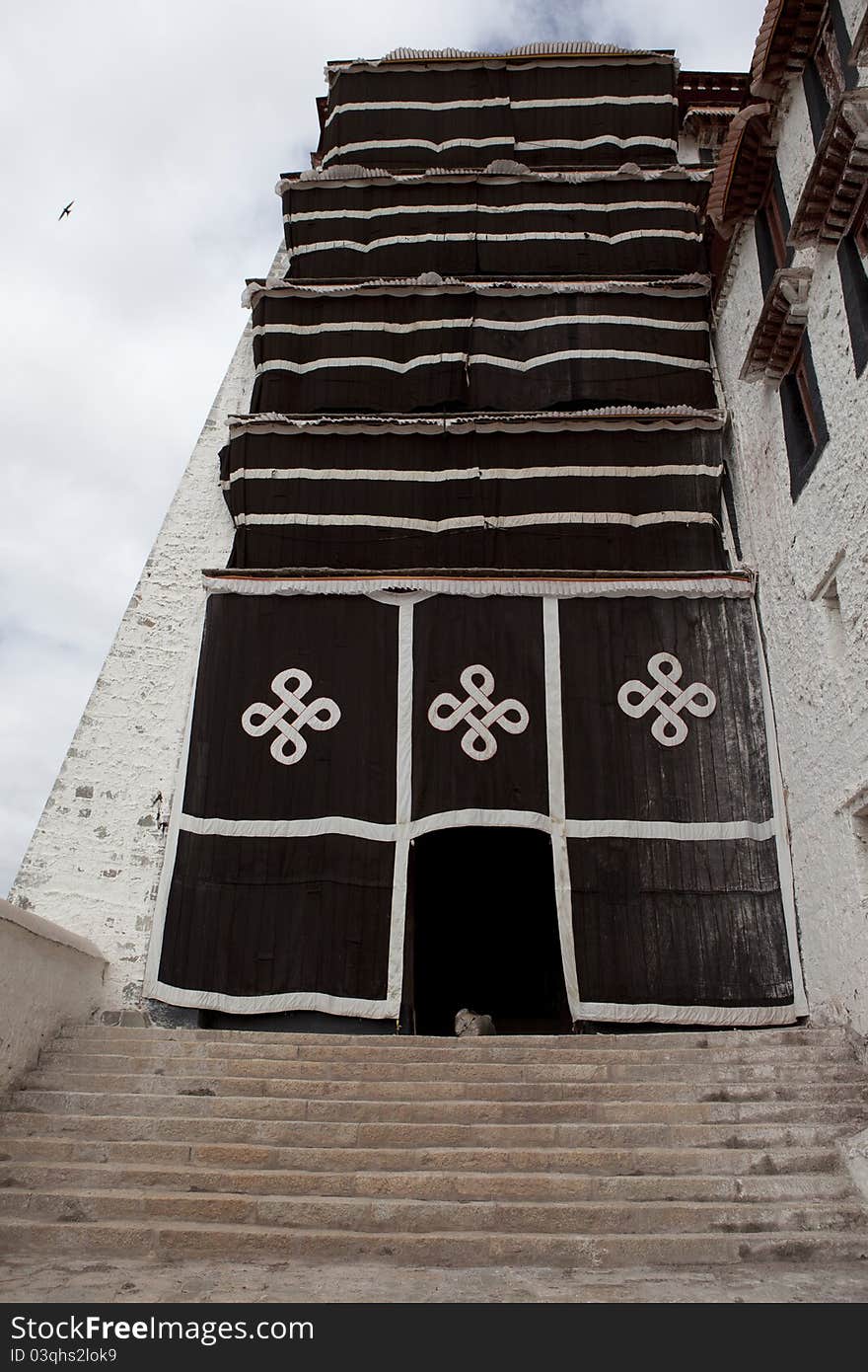 Part of Potala, magnificent and grandness