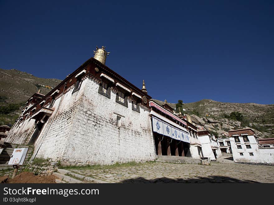 A temple of Sera Monastery