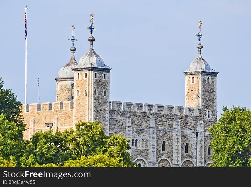 Tower of London from the other riverside