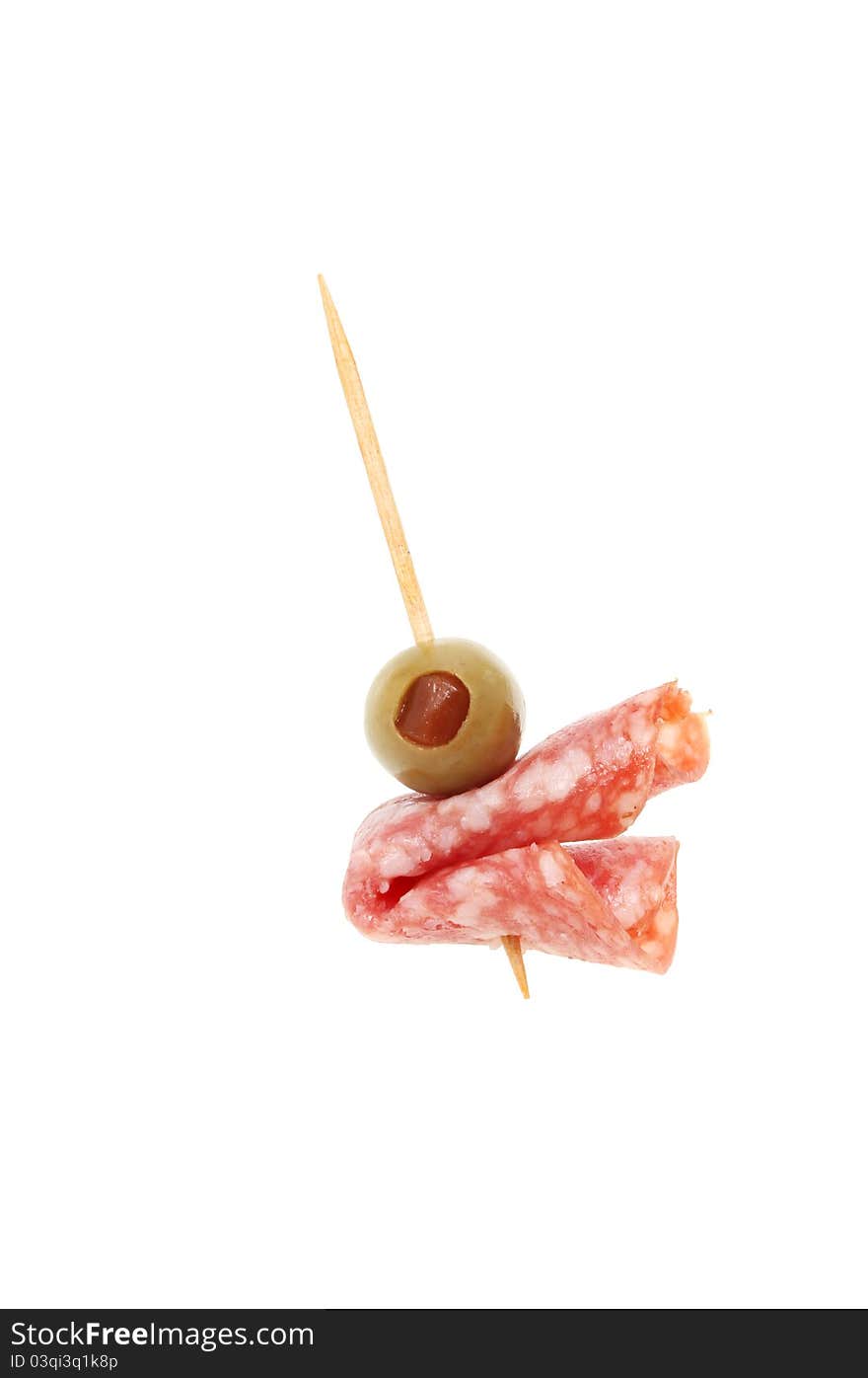 Olive and salami