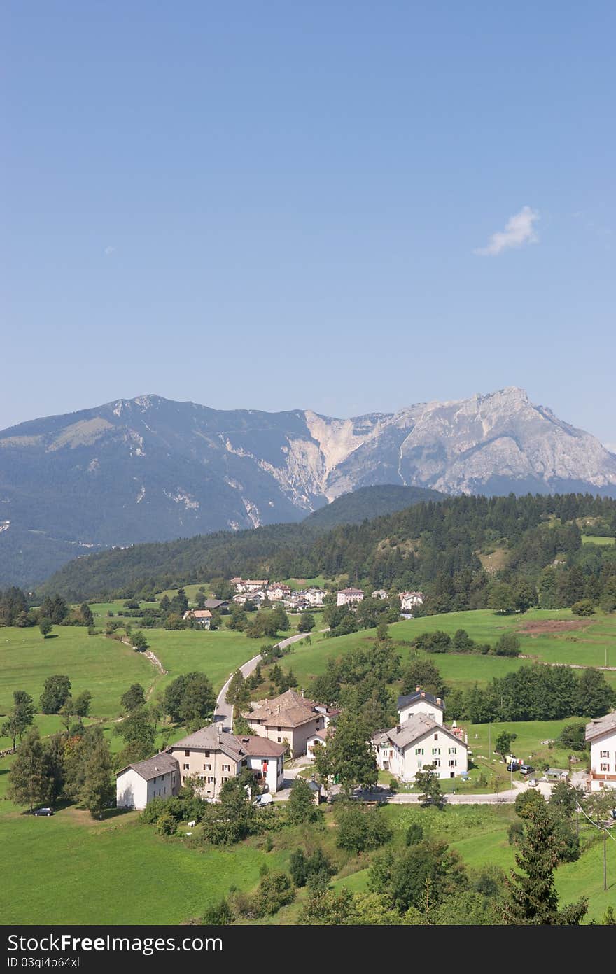 Summer Alpine Landscape