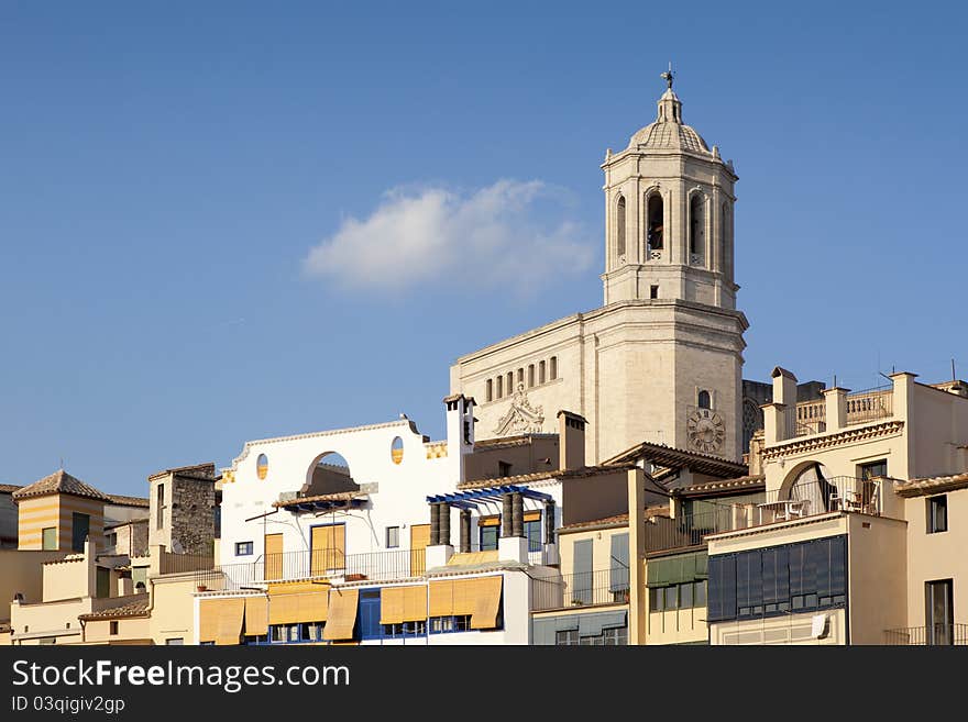 Girona Cathedral In Detail