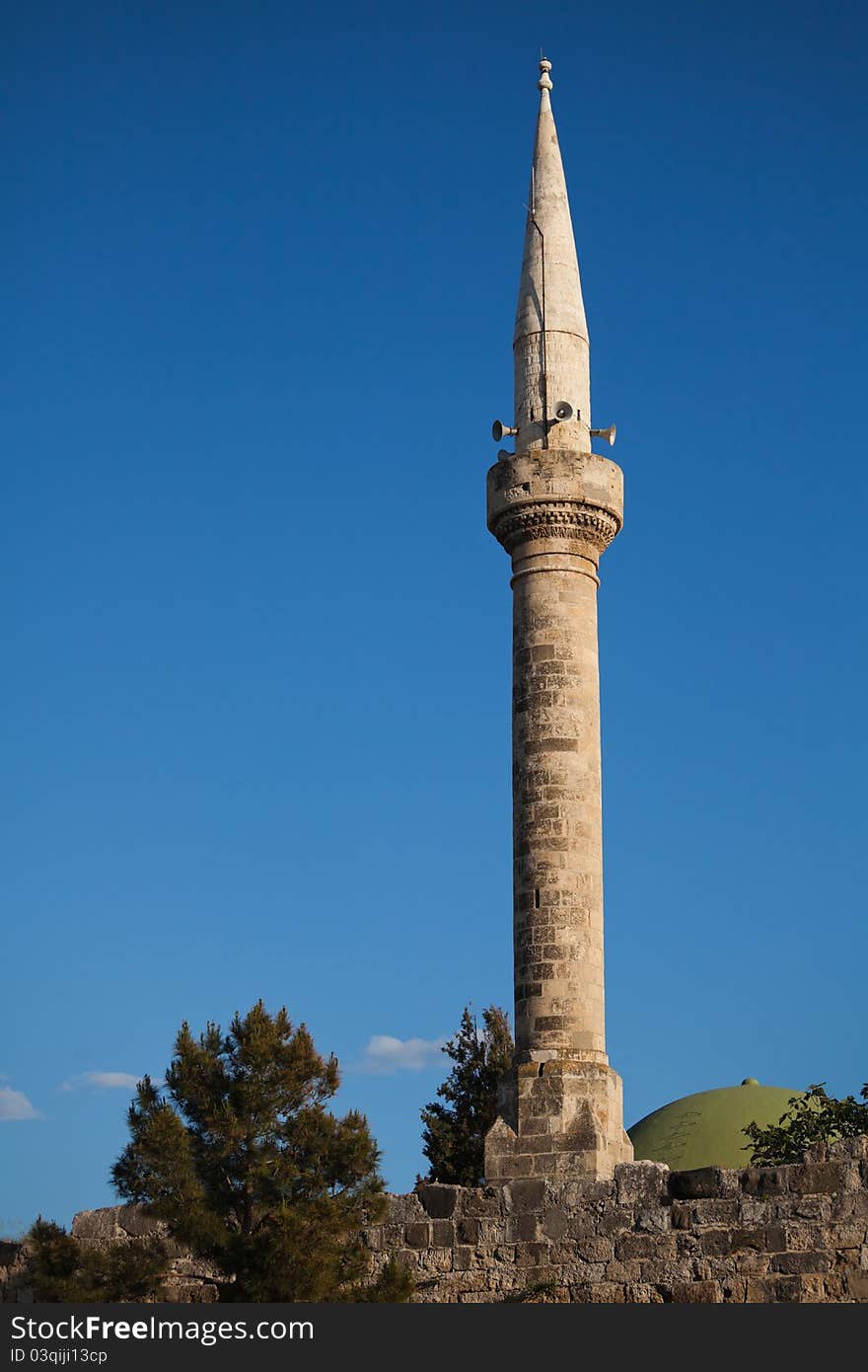 Mosque Tower At Yumurtalik