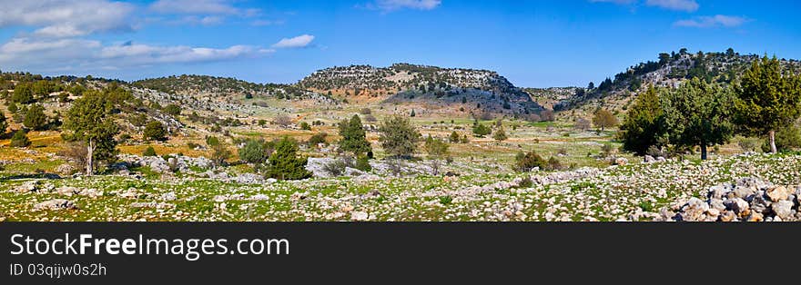 Rural landscape in Turkey