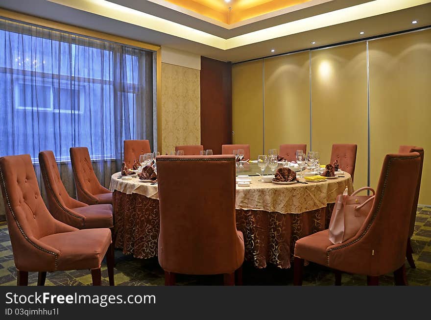 Traditional Chinese dinner table in luxury restaurant. Traditional Chinese dinner table in luxury restaurant