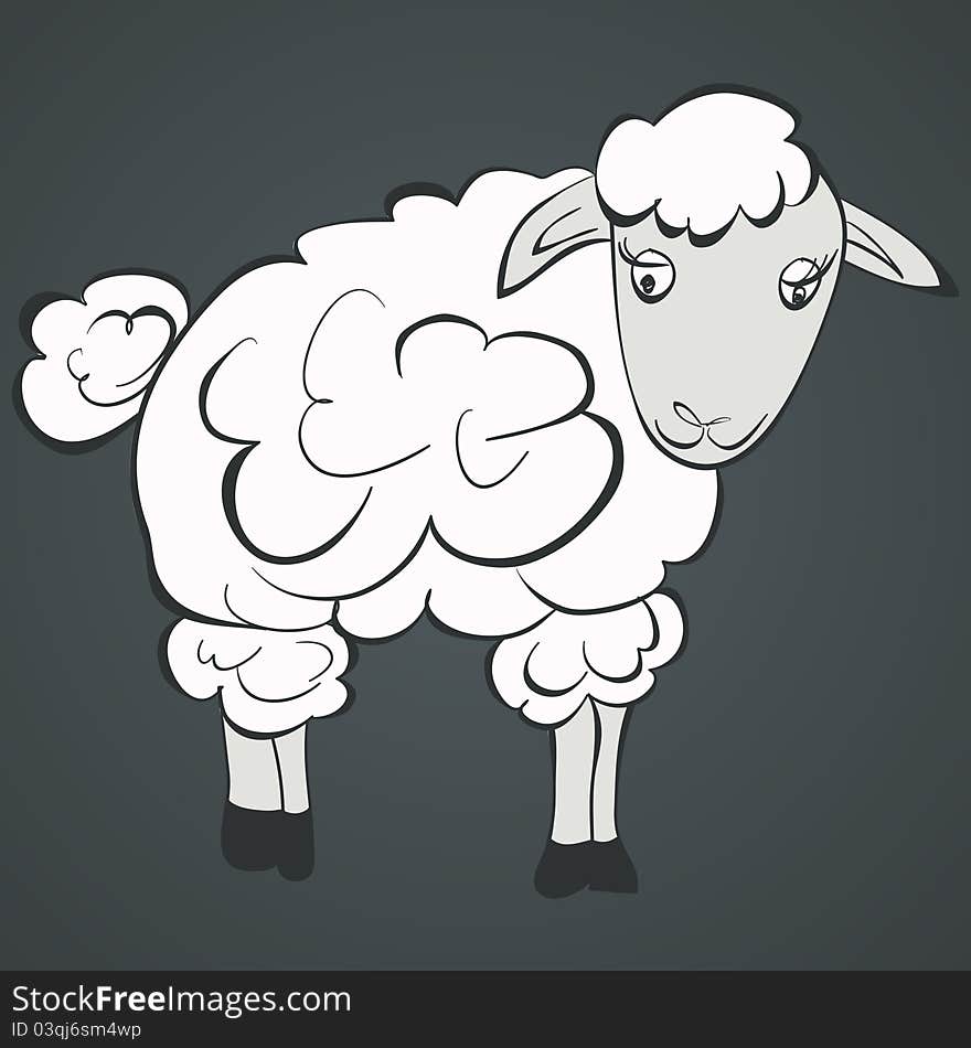 Illustration Of Sheep