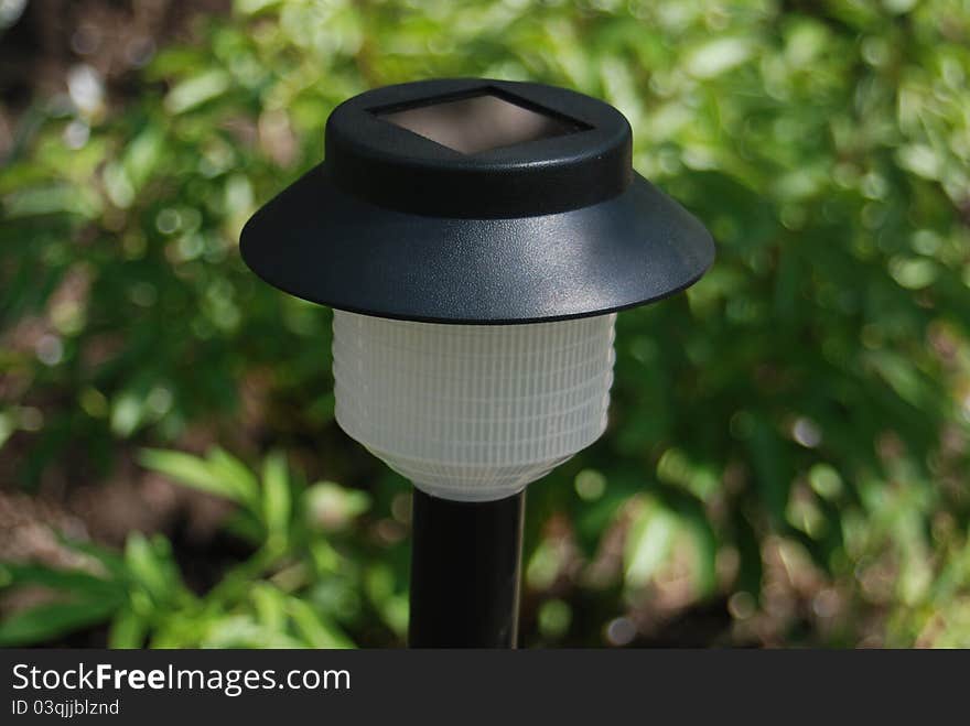 Garden lamp on a sun battery. Garden lamp on a sun battery