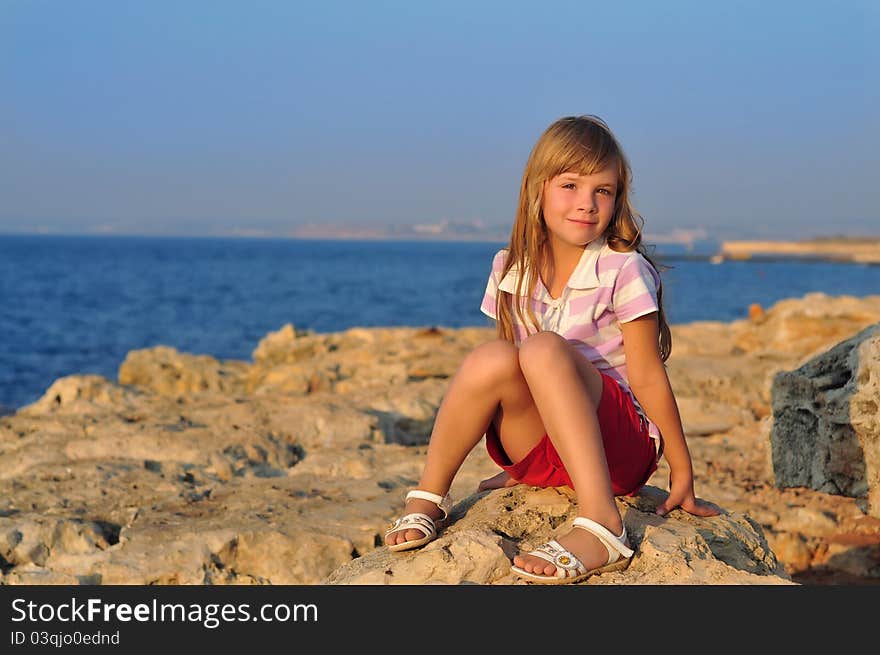 Girl at Sea