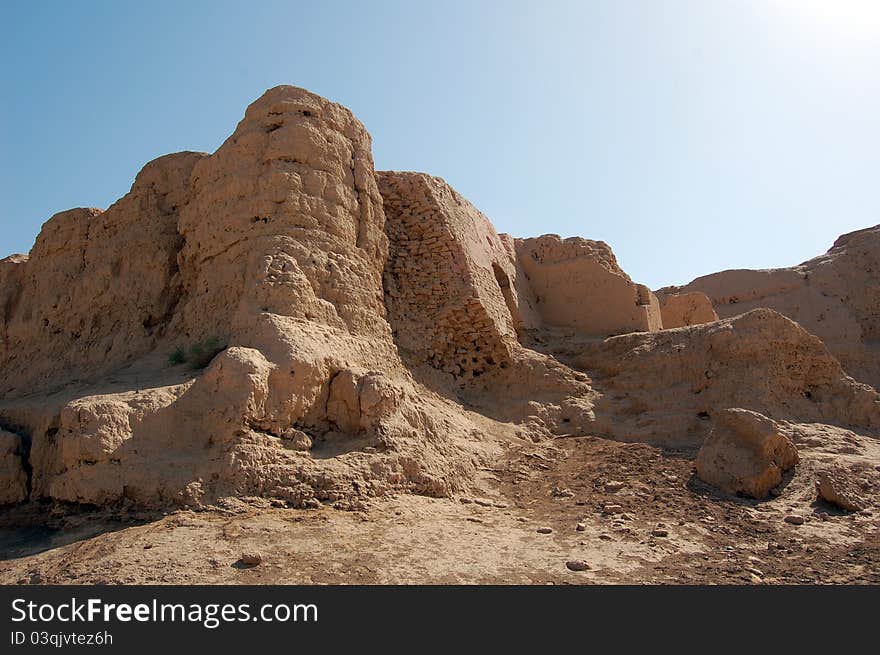 Ruins of Gaochang in Xinjiang, China