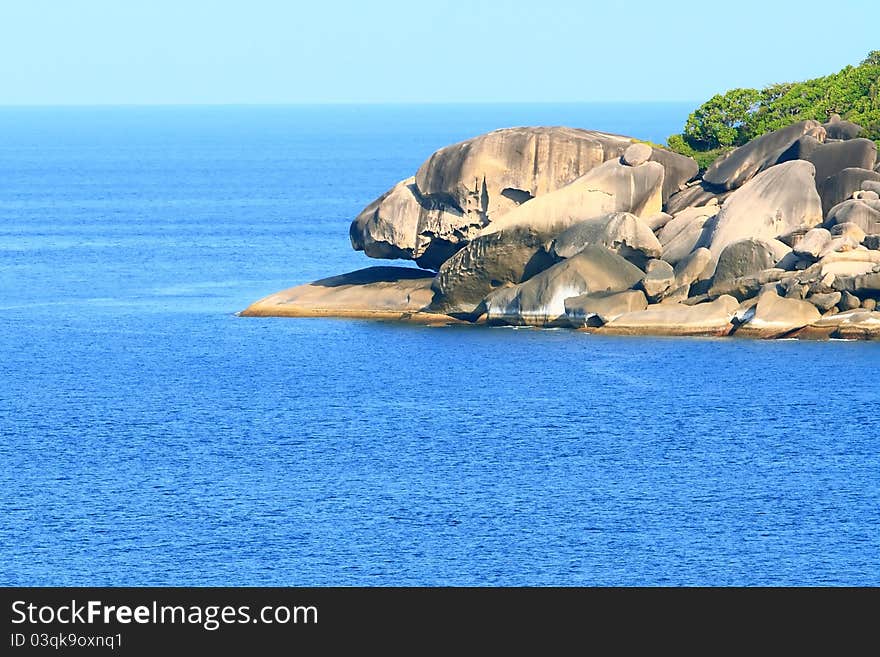 Lion Head Rock, Similan National Park in Thailand. Lion Head Rock, Similan National Park in Thailand