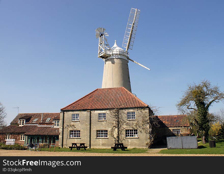 Windmill at denver east anglia england