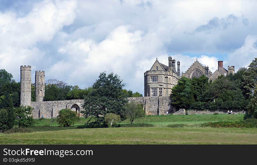 Battle abbey taken from the battlefields