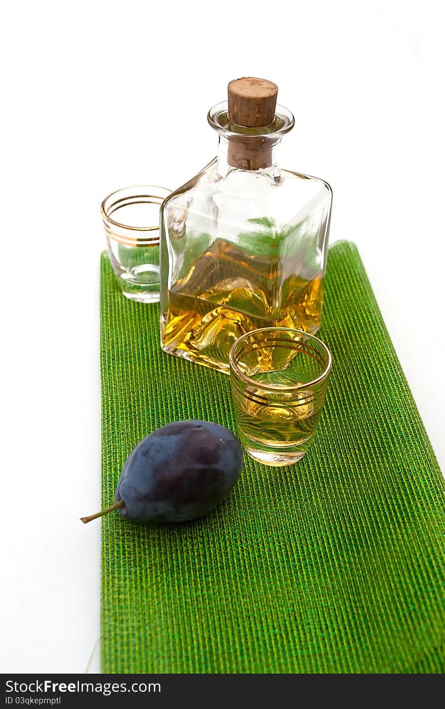 COMPOSITION WITH hungarian plum BRANDY