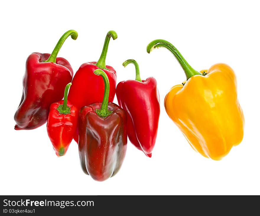 Yellow And Red Bell Peppers