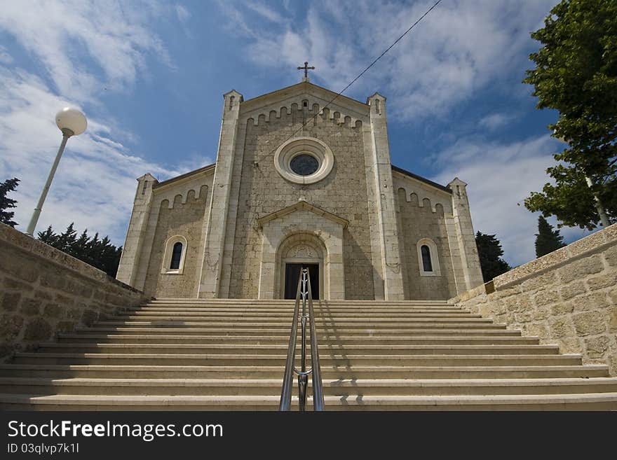 Broad Stairs Of Parish Church Of Our Lady Of Rosar