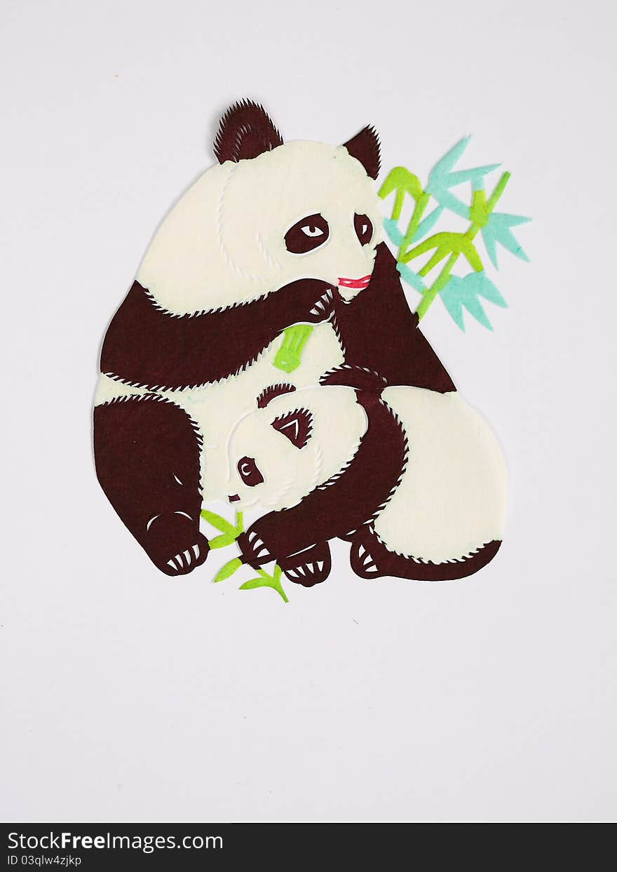 Paper-cut Of Panda