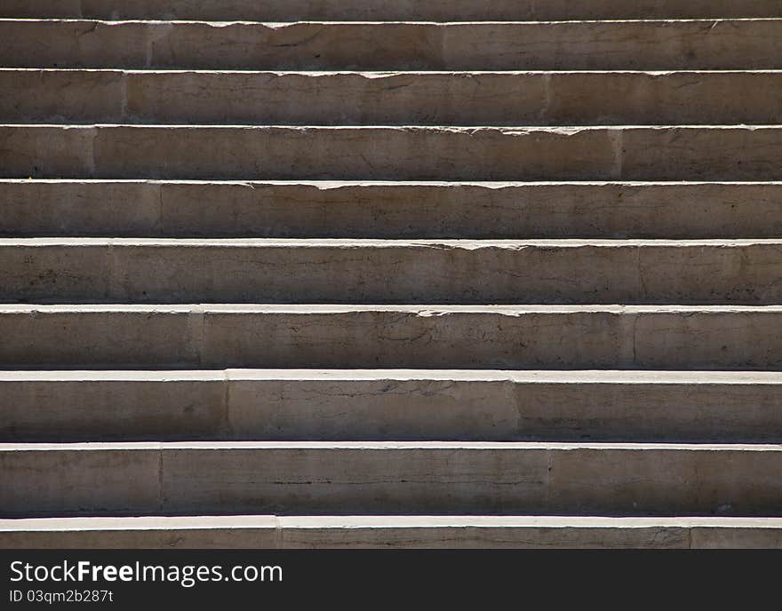 Stone stairs of Cathedral in Trani