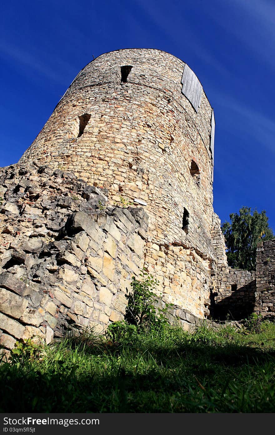 A castle in the latvia. A castle in the latvia