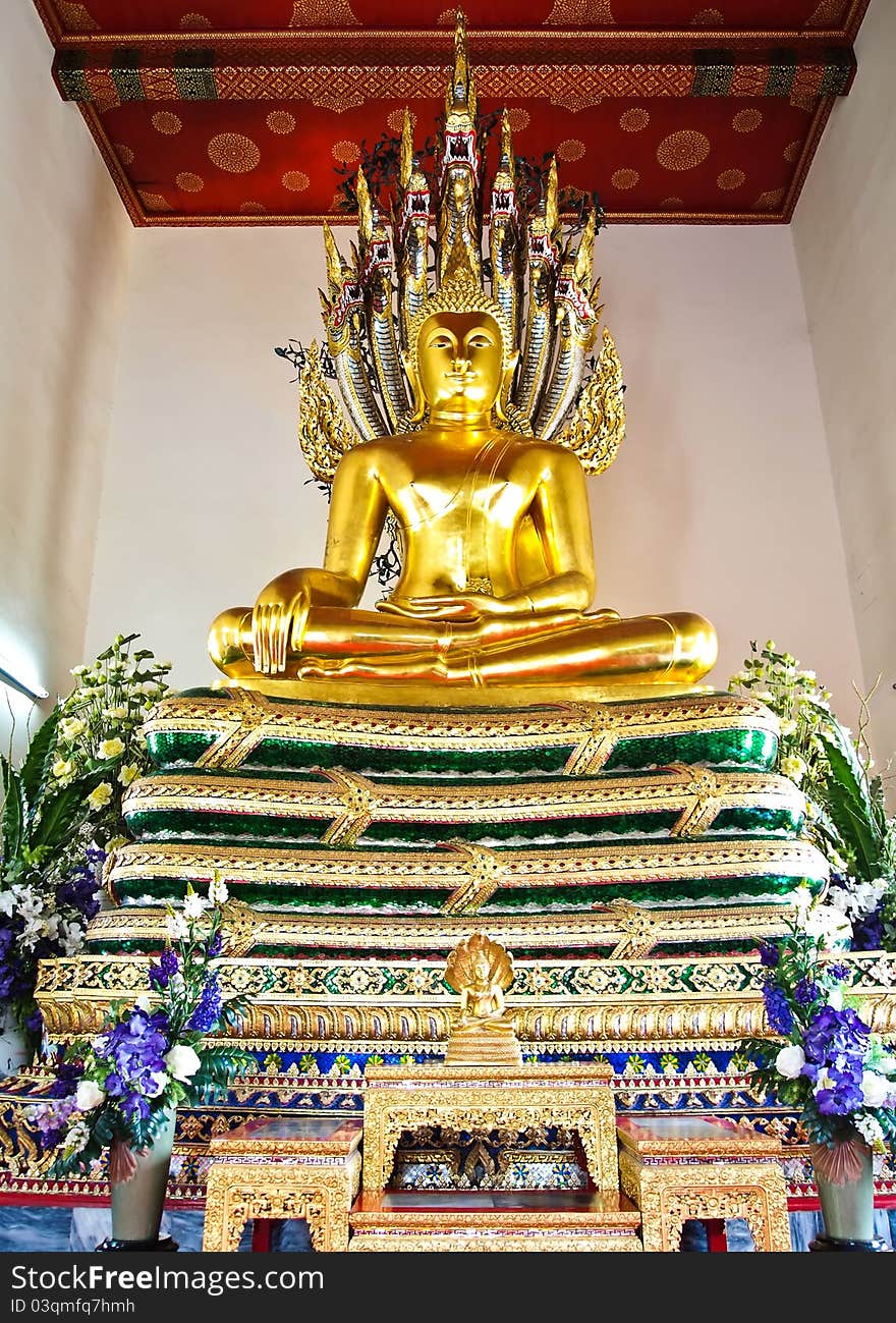 Buddha Statue at Wat Pho , Bangkok,Thailand