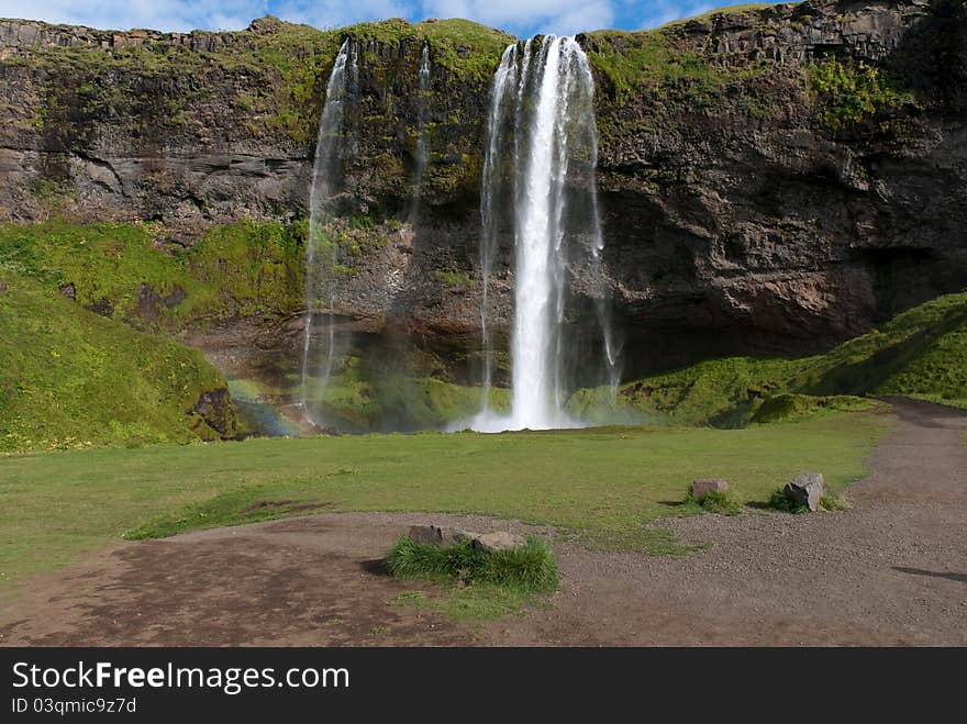 Waterfall in Iceland