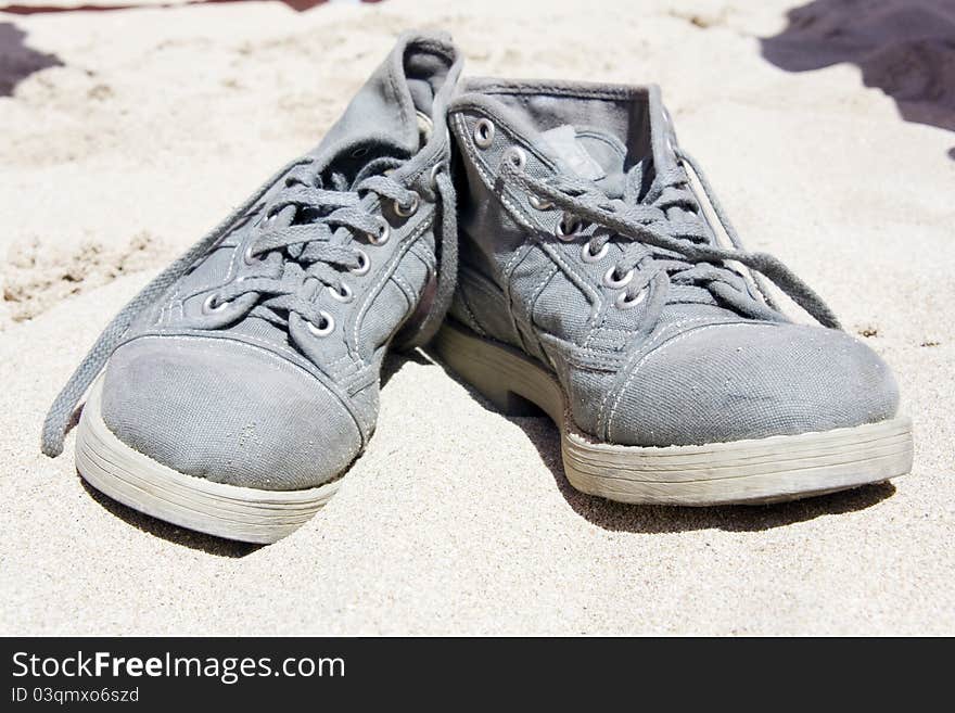 Shoes On The Sand