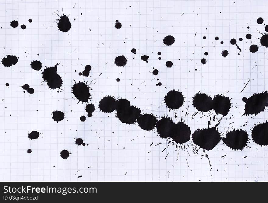 Ink splash - RAW format