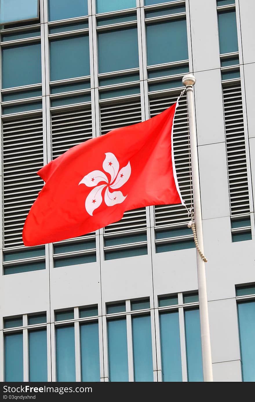 It is a flag hanging on sky. It is a flag hanging on sky.