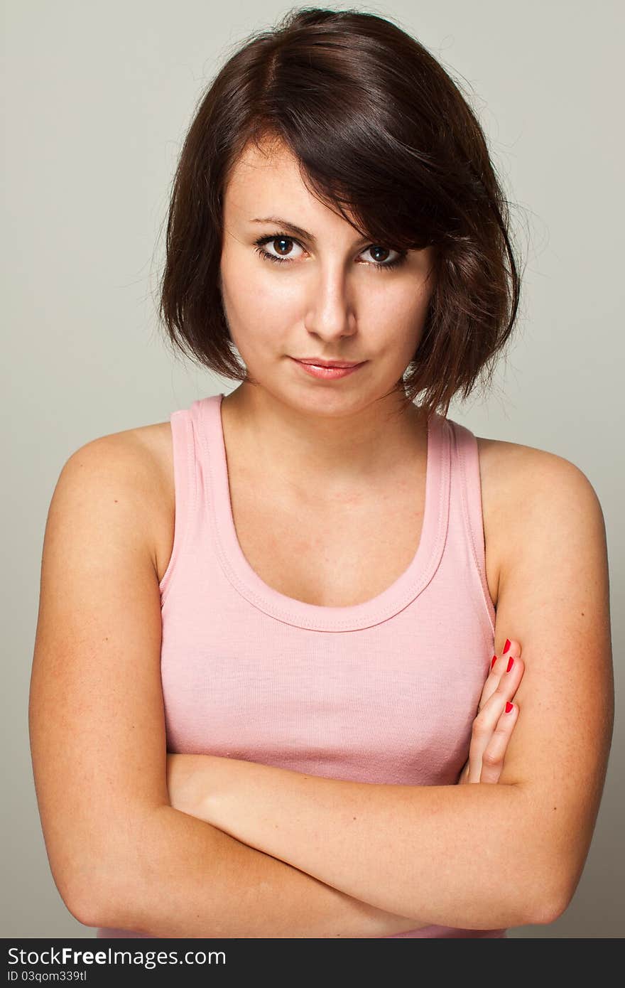 Portrait of confident woman