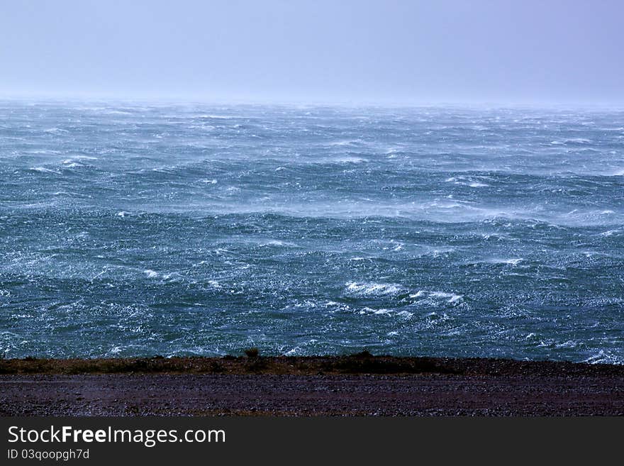 Storm & sea