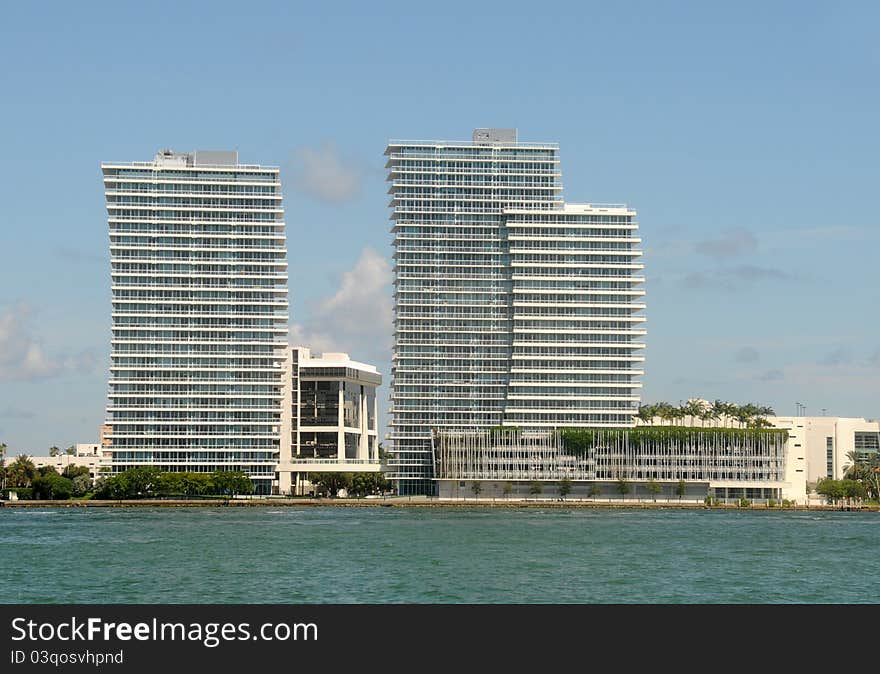 Waterfront apartments in Miami