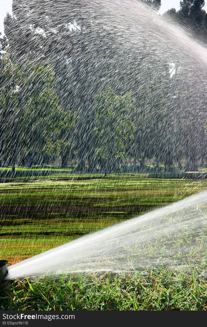 Unreasonable use of water on the field. Unreasonable use of water on the field