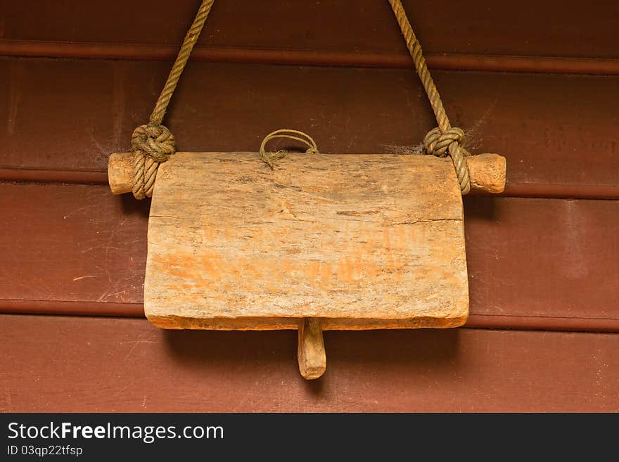 Wooden bells