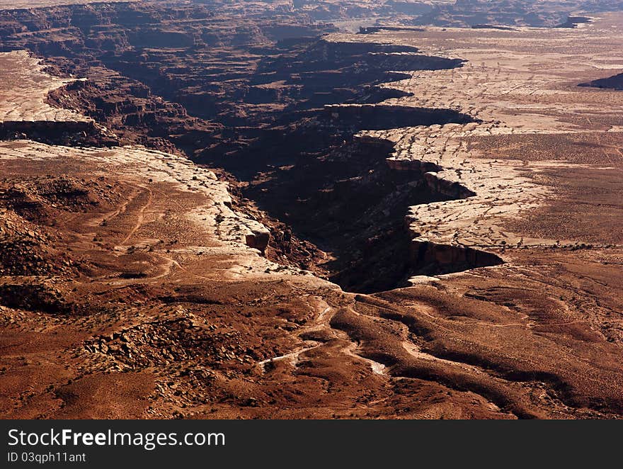 Canyonlands National Park, Utah morning just after sunrise.