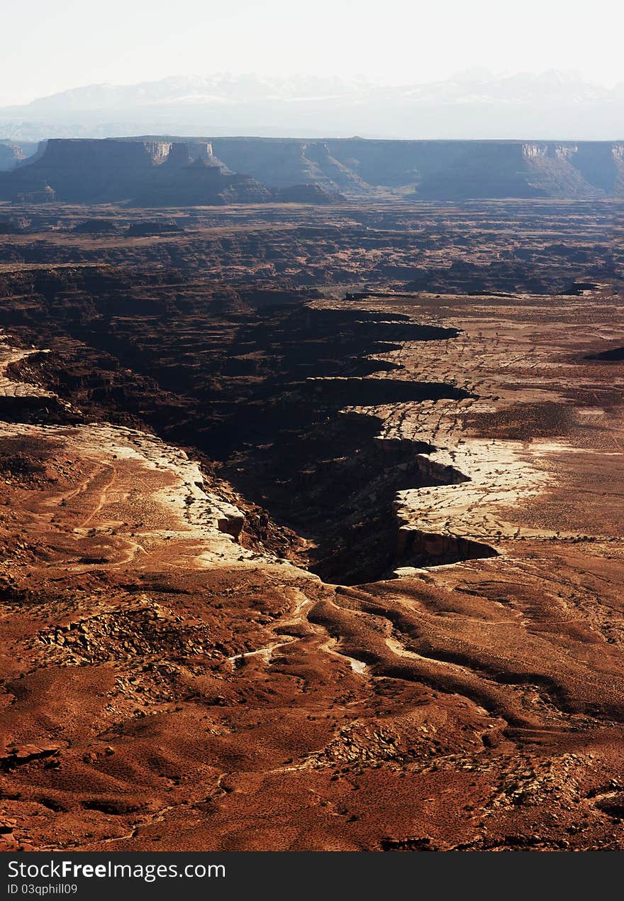 Canyonlands National Park, Utah morning just after sunrise.