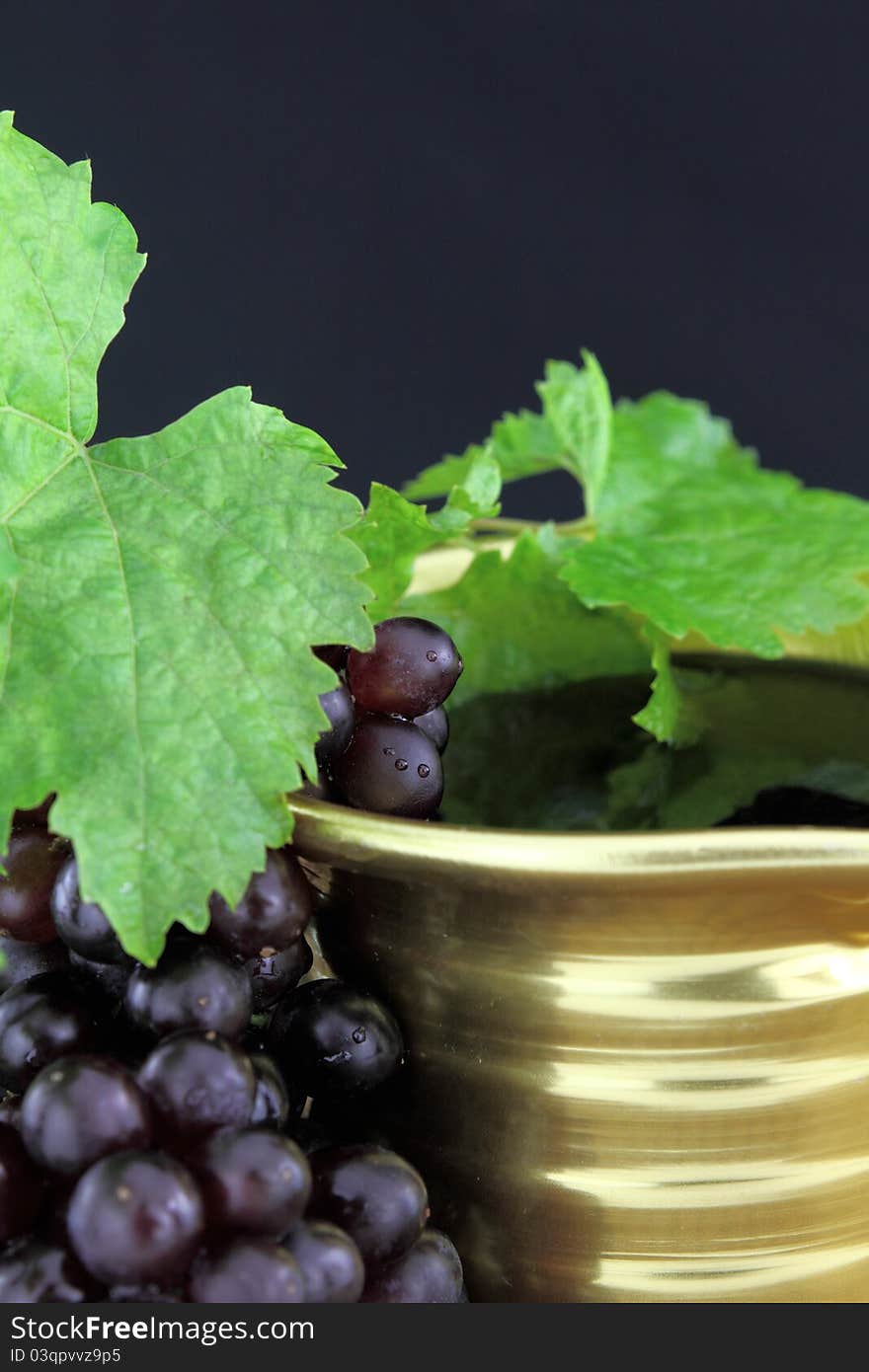 Red wine in a Traditional jug