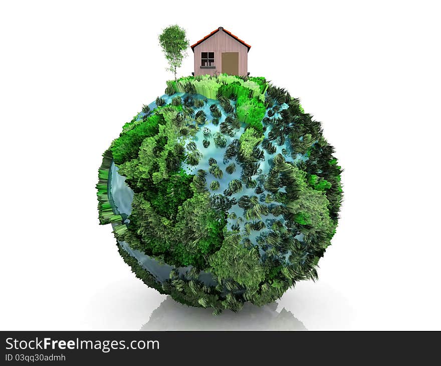 House And Planet