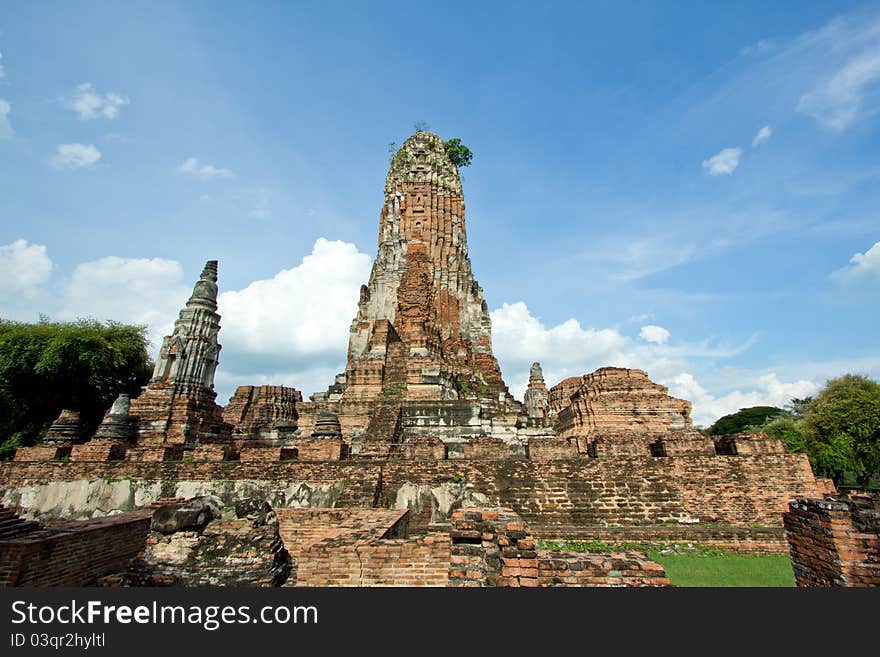 Big Stupa at ayutthaya Thailand. Big Stupa at ayutthaya Thailand