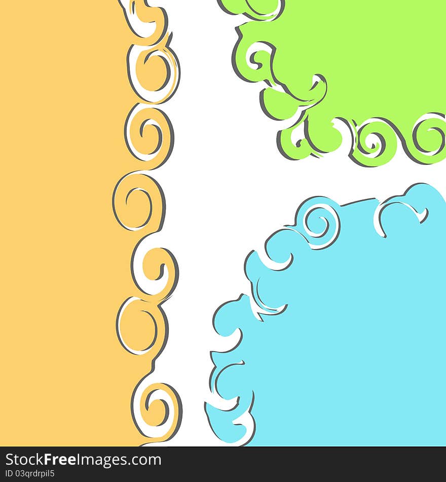 Colorful Bubbles For Speech Backgrounds