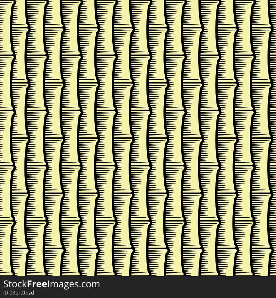 Bamboo seamless wallpaper (CMYK colors)