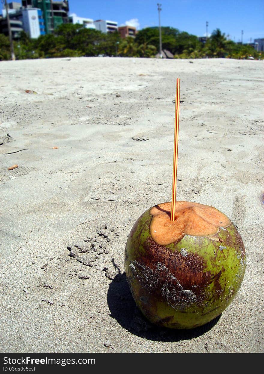 Beach in the northeastern Brazilian. Beach in the northeastern Brazilian